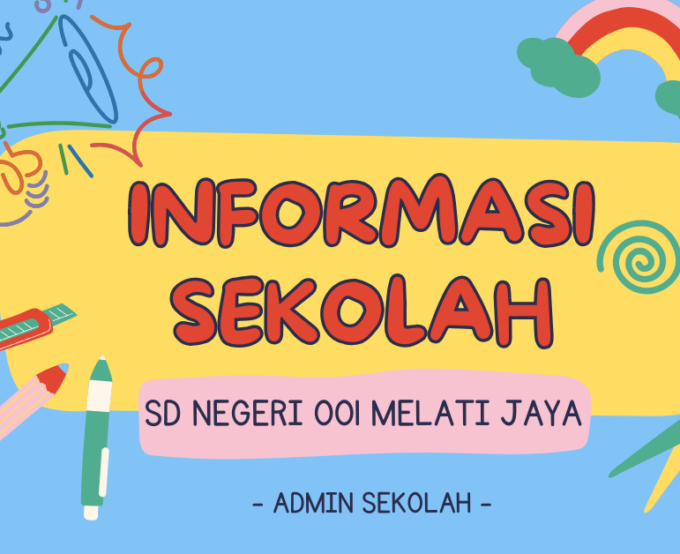 JADWAL I-PRESENSI SD NEGERI 001 MELATI JAYA